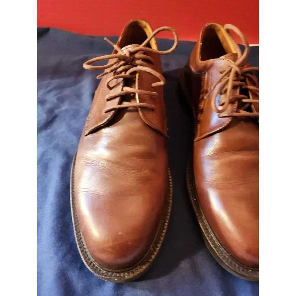 Johnston & Murphy Passport Mens Oxfords Size 9 M Brown Leather 20-1350 Shoes
